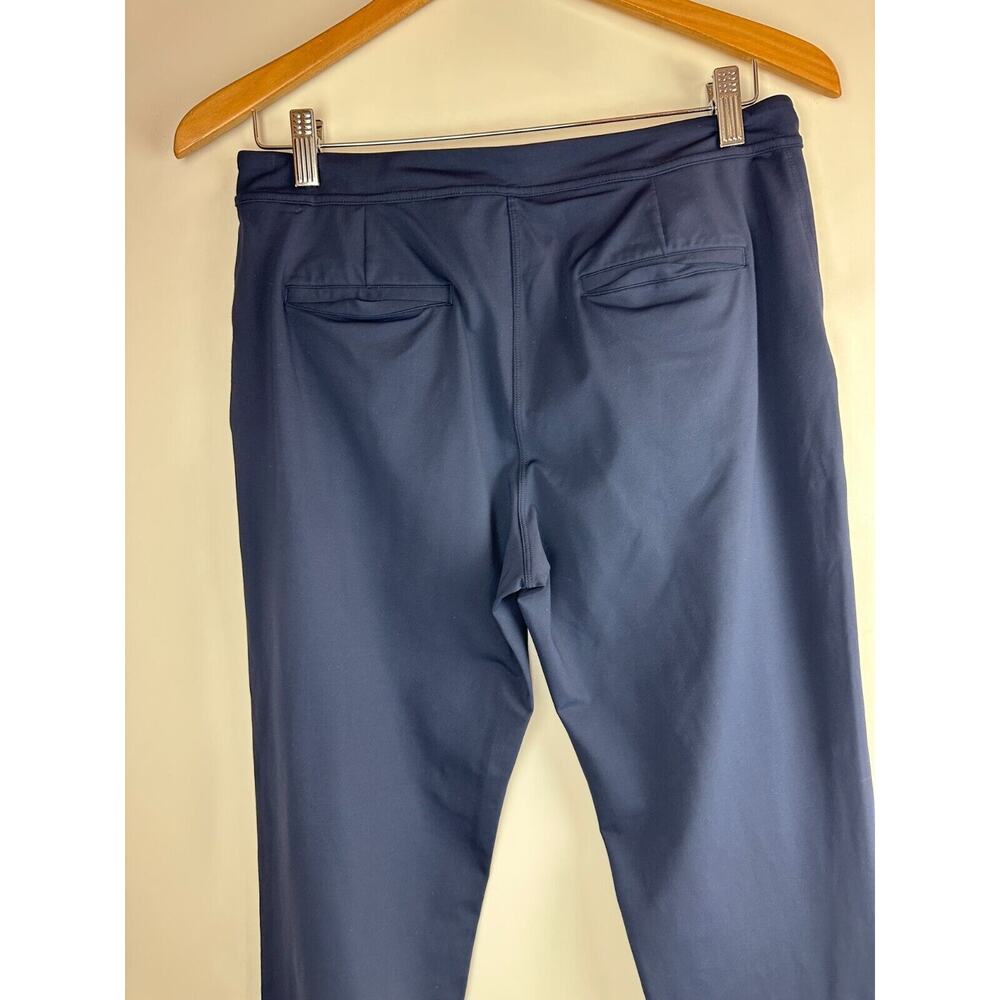 Lululemon Trouser Pants Navy Blue Drawstring Elastic Waist Back Pockets Size 6 - Picture 6 of 9